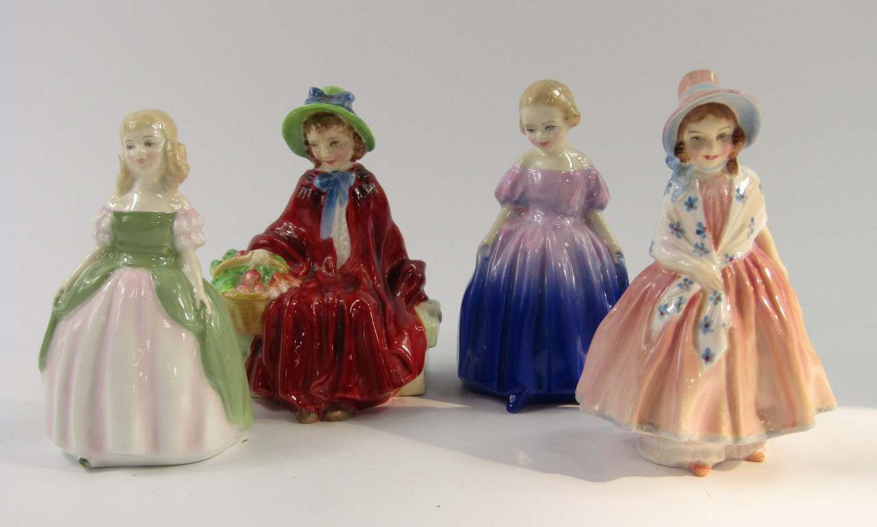 Appraisal: Four Royal Doulton figures comprising Linda HN Marie HN Penny