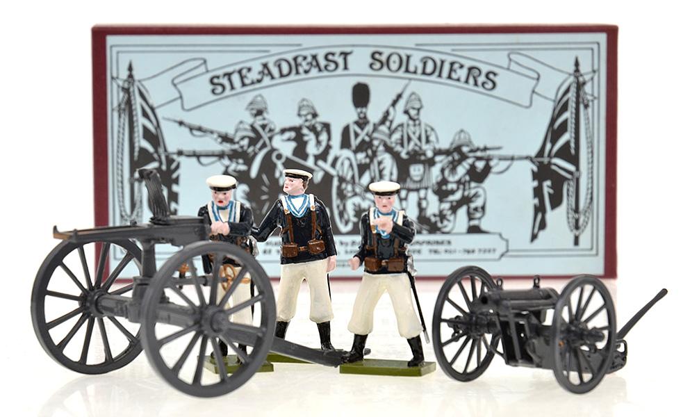 Appraisal: X STEADFAST MODELS INCLUDING SF GARDNER MACHINE GUN AND CREW