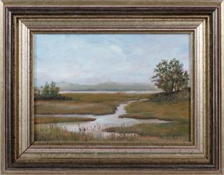 Appraisal: P COOMBS FOX OIL ON CANVAS OTTER CREEK LANDSCAPE P