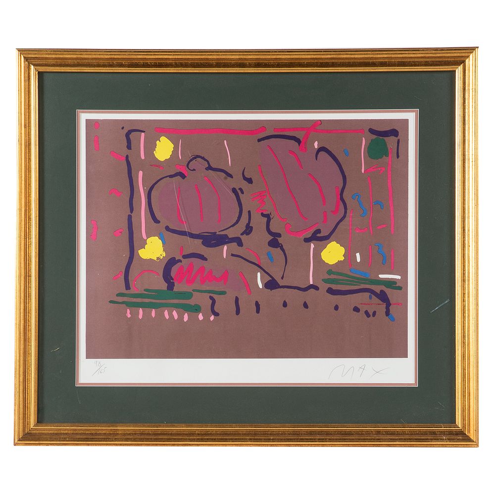 Appraisal: Peter Max Abstract Serigraph German American b Serigraph on paper