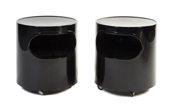 Appraisal: Sale Lot A Pair of Italian Plastic Giano Side Tables