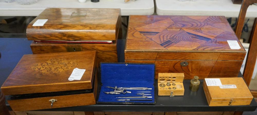 Appraisal: Three Assorted Wood Writing and Working Lap Desks with Collection