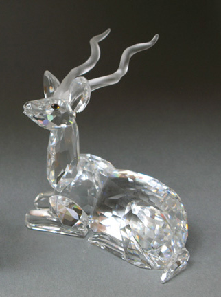 Appraisal: SWAROVSKI AUSTRIAN CUT CRYSTAL OF THE KUDU from the Inspiration