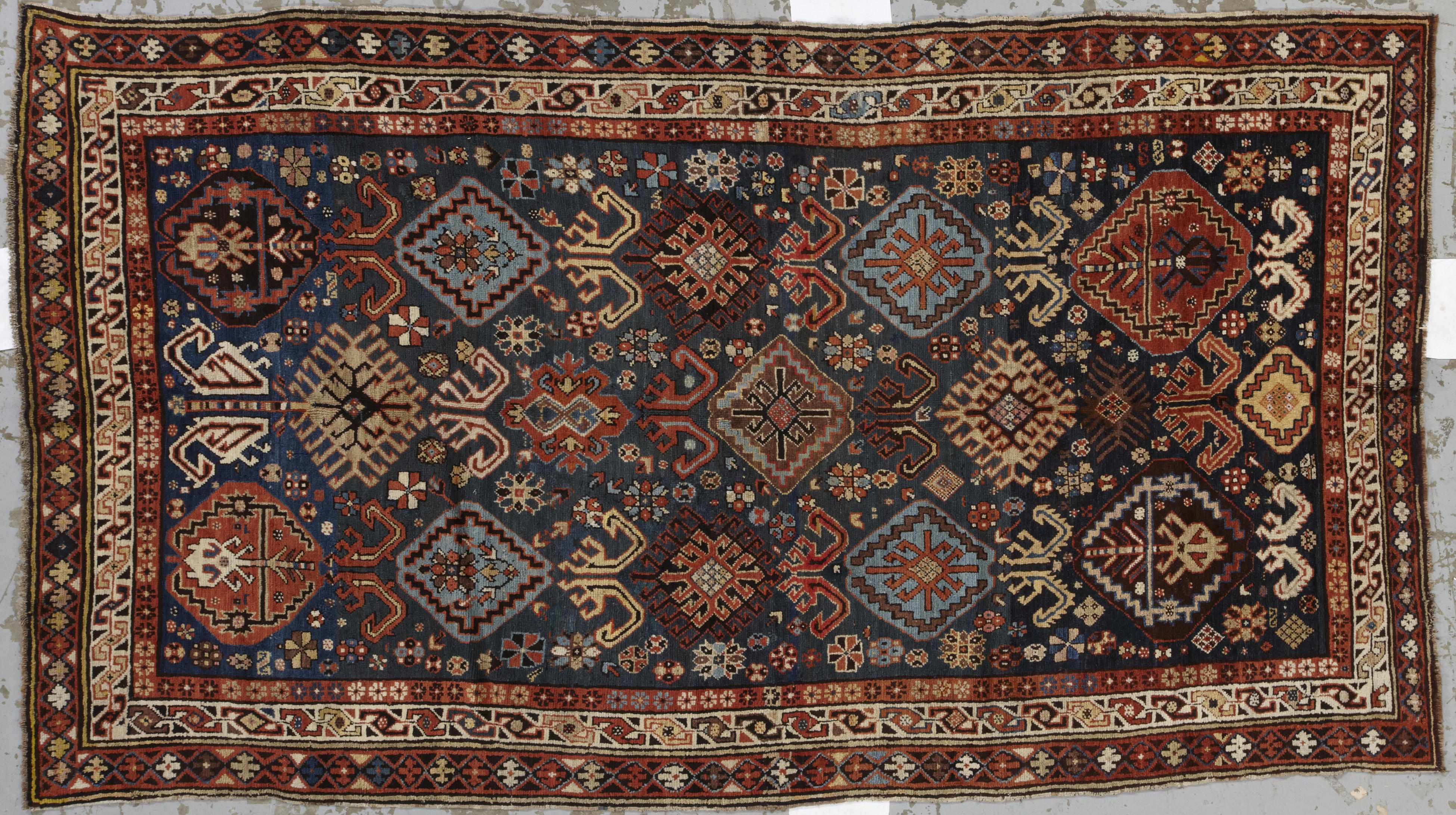 Appraisal: A Caucasian rug Caucasus size approximately ft in x ft