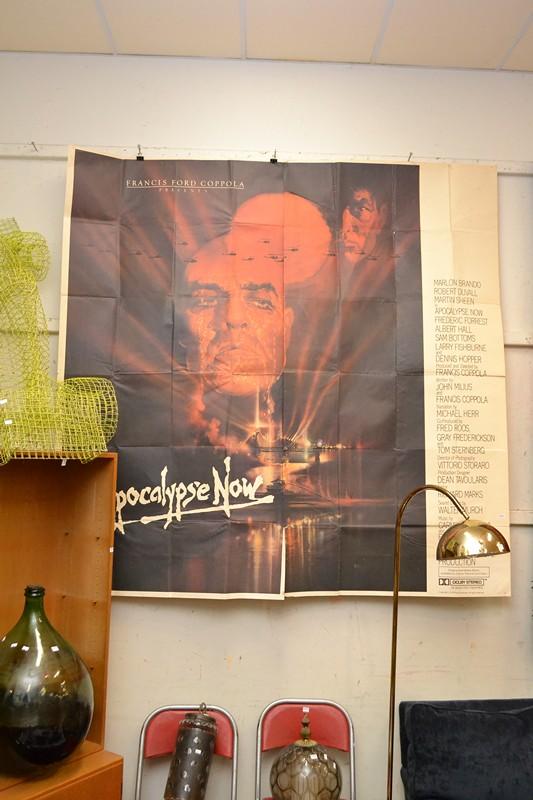 Appraisal: A LARGE CINEMA POSTER FOR APOCALYPSE NOW A LARGE CINEMA