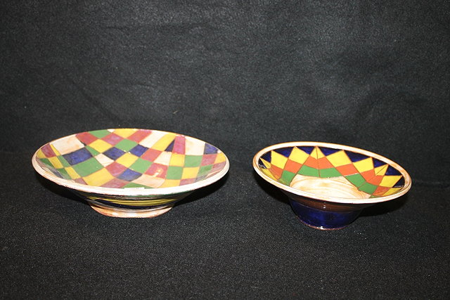 Appraisal: TWO MICHAEL BUCKLAND OF GREEN DENE POTTERY BOWLS each with