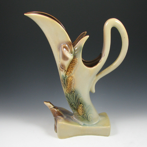 Appraisal: Hull Parchment Pine S- Pitcher - Mint Parchment Pine pitcher