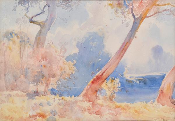 Appraisal: PENLEIGH BOYD - The Bent Tree watercolour PENLEIGH BOYD -