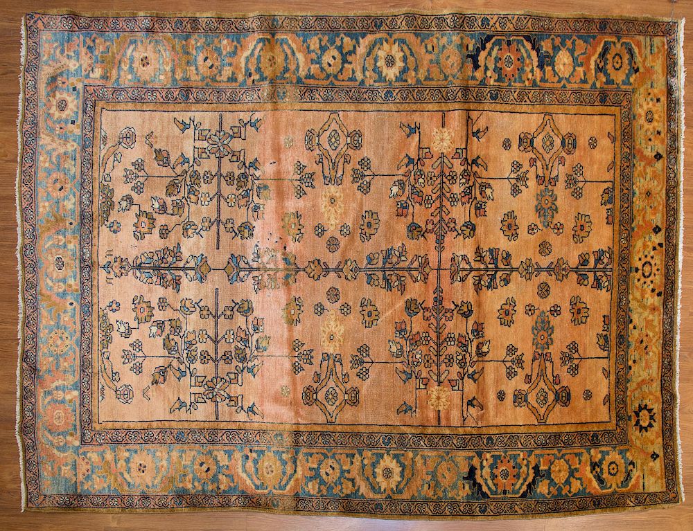 Appraisal: Antique Malayer Rug approx x Persia circa Condition Professionally repaired