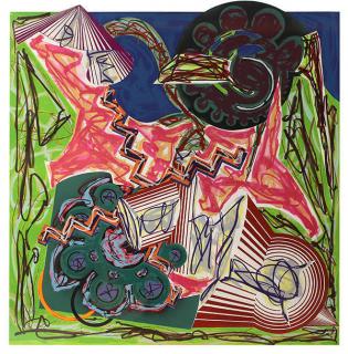 Appraisal: Print by Frank Stella Frank Stella American b Then came