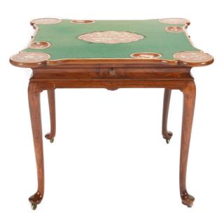 Appraisal: A Huanghuali Export Game Table x x cm A Huanghuali