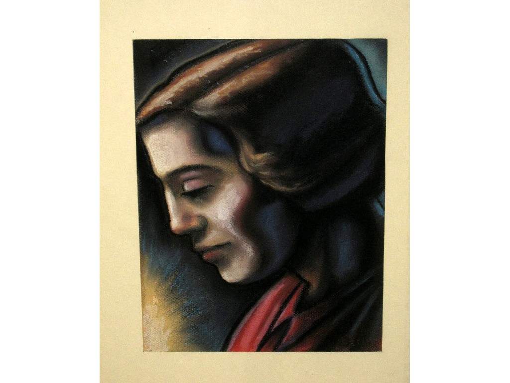 Appraisal: BLAIR ANDERSON Pastel 'By Candlelight' signed and entitled verso