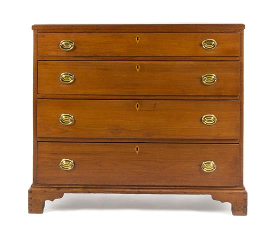 Appraisal: Sale Lot An American Cherry Chest of Drawers th century