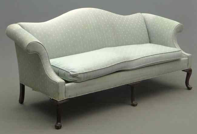 Appraisal: Ethan Allen camelback sofa '' Length