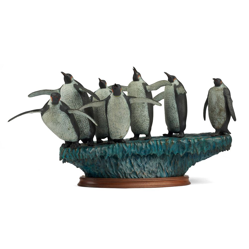 Appraisal: Andre Harvey A Gathering of Emperors Bronze Sculpture Andre William