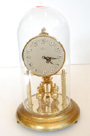 Appraisal: KERN BRASS DOME CASED CLOCK