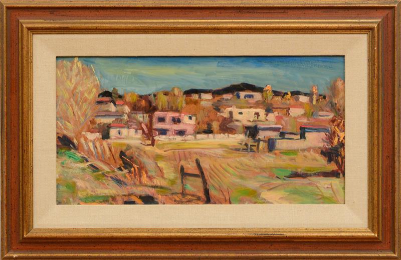 Appraisal: JOSEPH AMADEUS FLECK - RANCHO DE TAOS VALLEY Oil on