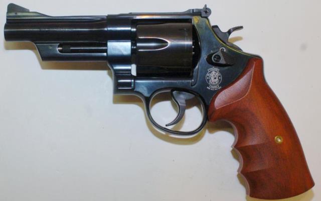 Appraisal: Smith Wesson Model Mountain Gun-Blued shot revolver Chambered in cal