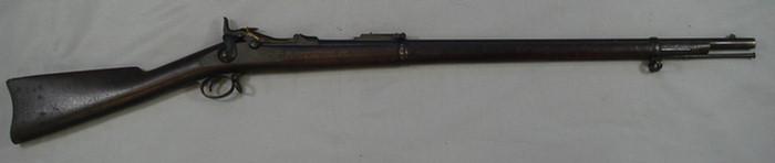 Appraisal: Springfield trapdoor rifle cal bbl mkd on breechblock and lock