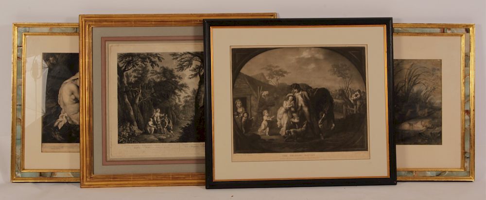 Appraisal: Framed Engravings As Identical Image The Spirited Behaviour of Margaret