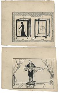 Appraisal: Group of Seven Original Illusion Illustrations Tarbell arbell Harlan Group