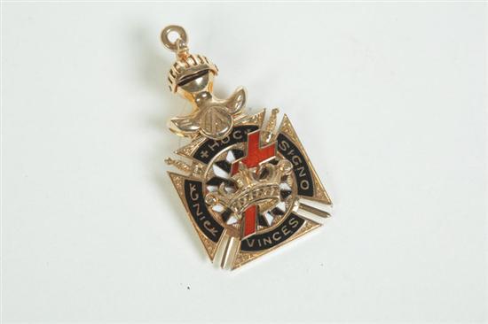 Appraisal: MASONIC WATCH FOB American late th - early th century