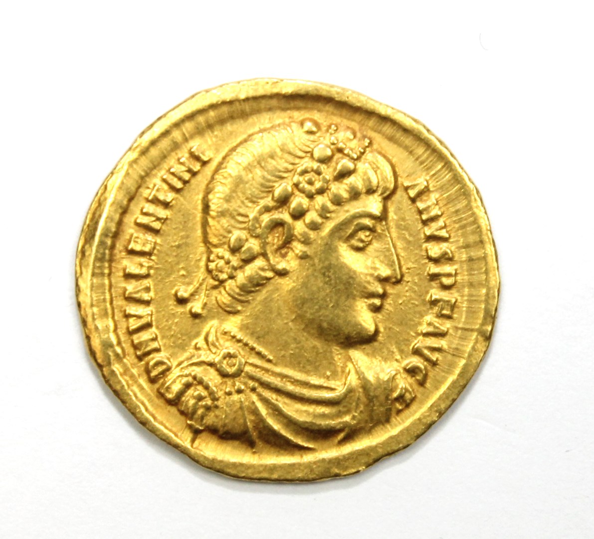 Appraisal: Roman Empire Valentinianus I AD - gold Solidus Antioch mint