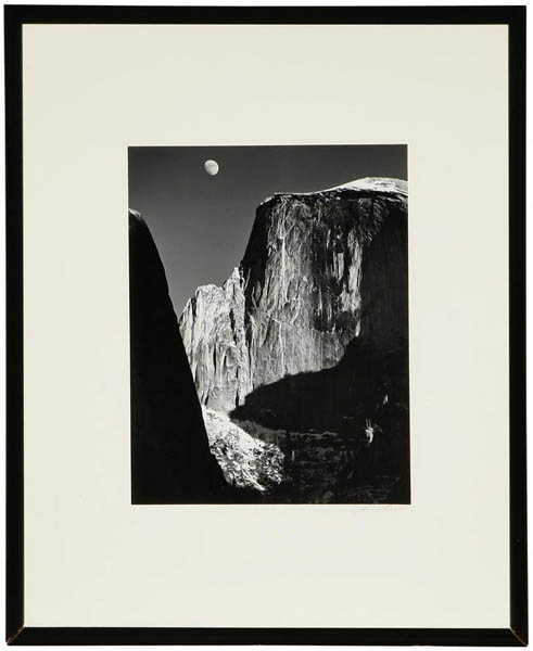 Appraisal: Ansel Adams - Ansel Adams - Carmel CA Moon and