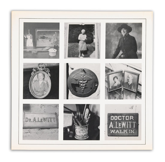 Appraisal: LEWITT SOL Autobiography Illustrated with more than reproductions of LeWitt's