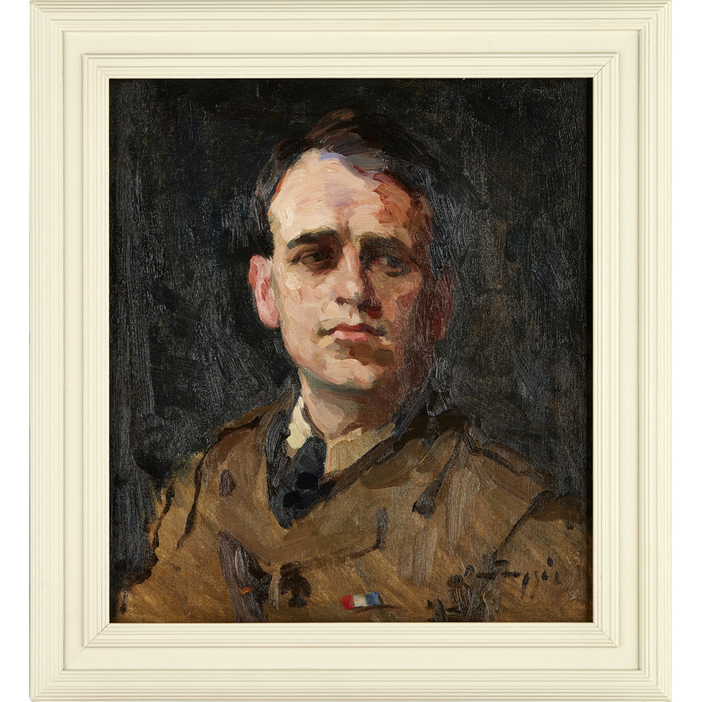 Appraisal: DAVID FOGGIE SCOTTISH - PORTRAIT OF A BRITISH ARMY OFFICER