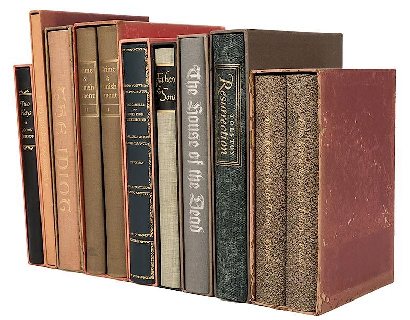 Appraisal: Nine Volumes of Russian Literature by The Limited Editions Club