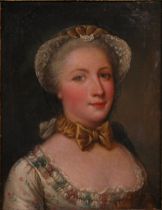 Appraisal: Follower Of Hubert Drouais French - Yvonne Comtesse d'Orleans Oil