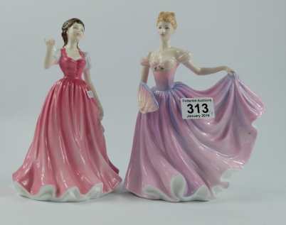 Appraisal: Royal Doulton lady figures Rachel HN and Sweet Music HN