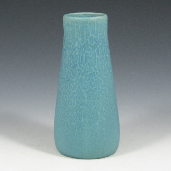 Appraisal: Rookwood Mottled Matte Blue Vase - Mint Rookwood vase with