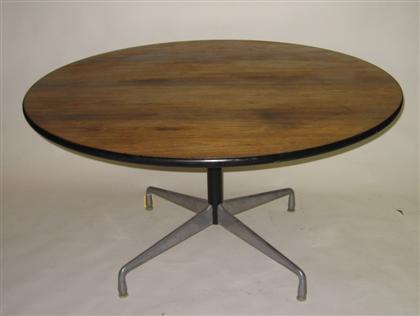 Appraisal: CHARLES AND RAY EAMES american - - Round table Designed