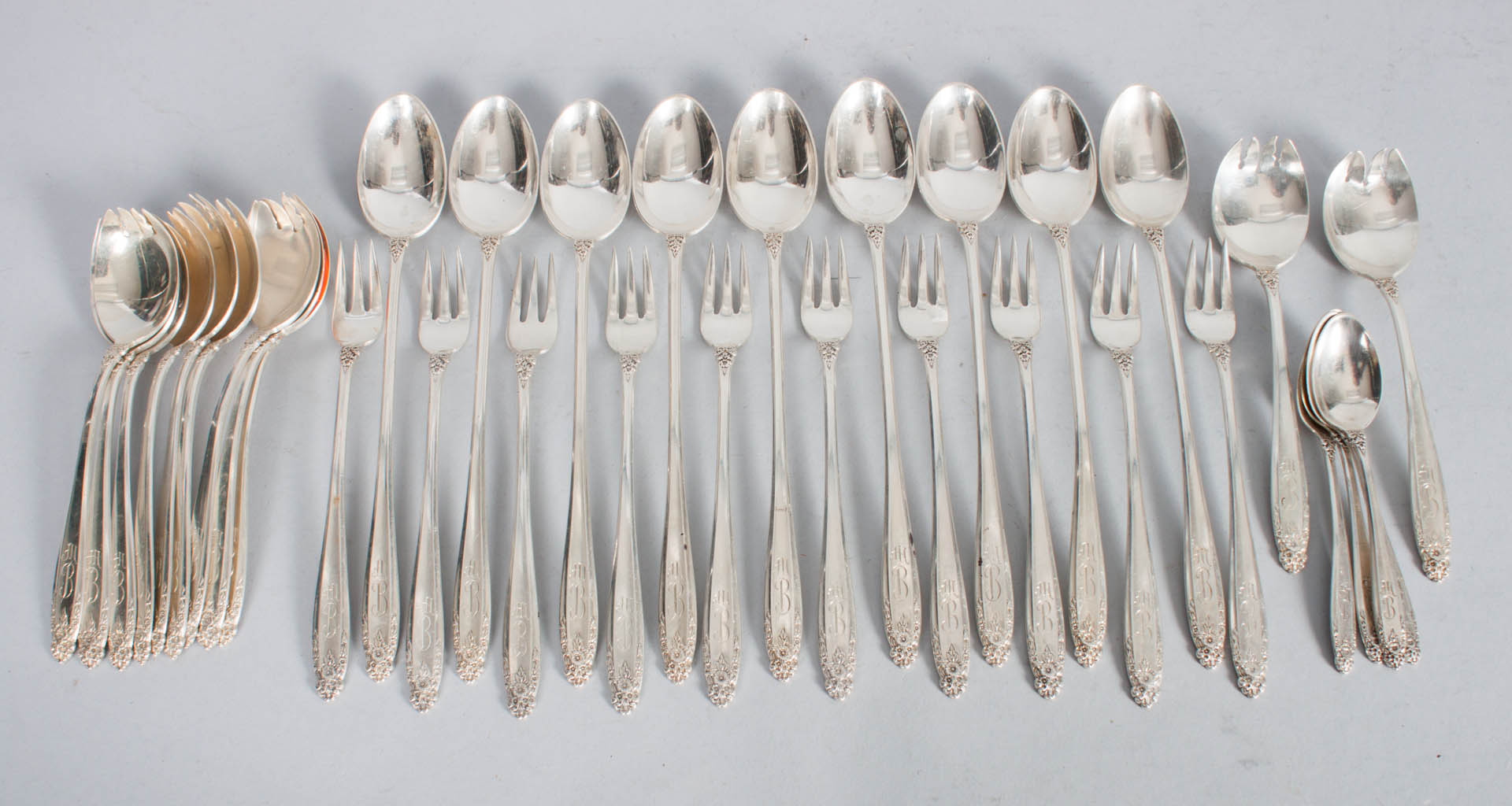 Appraisal: pieces International Prelude silver flatware including iced tea spoons ice