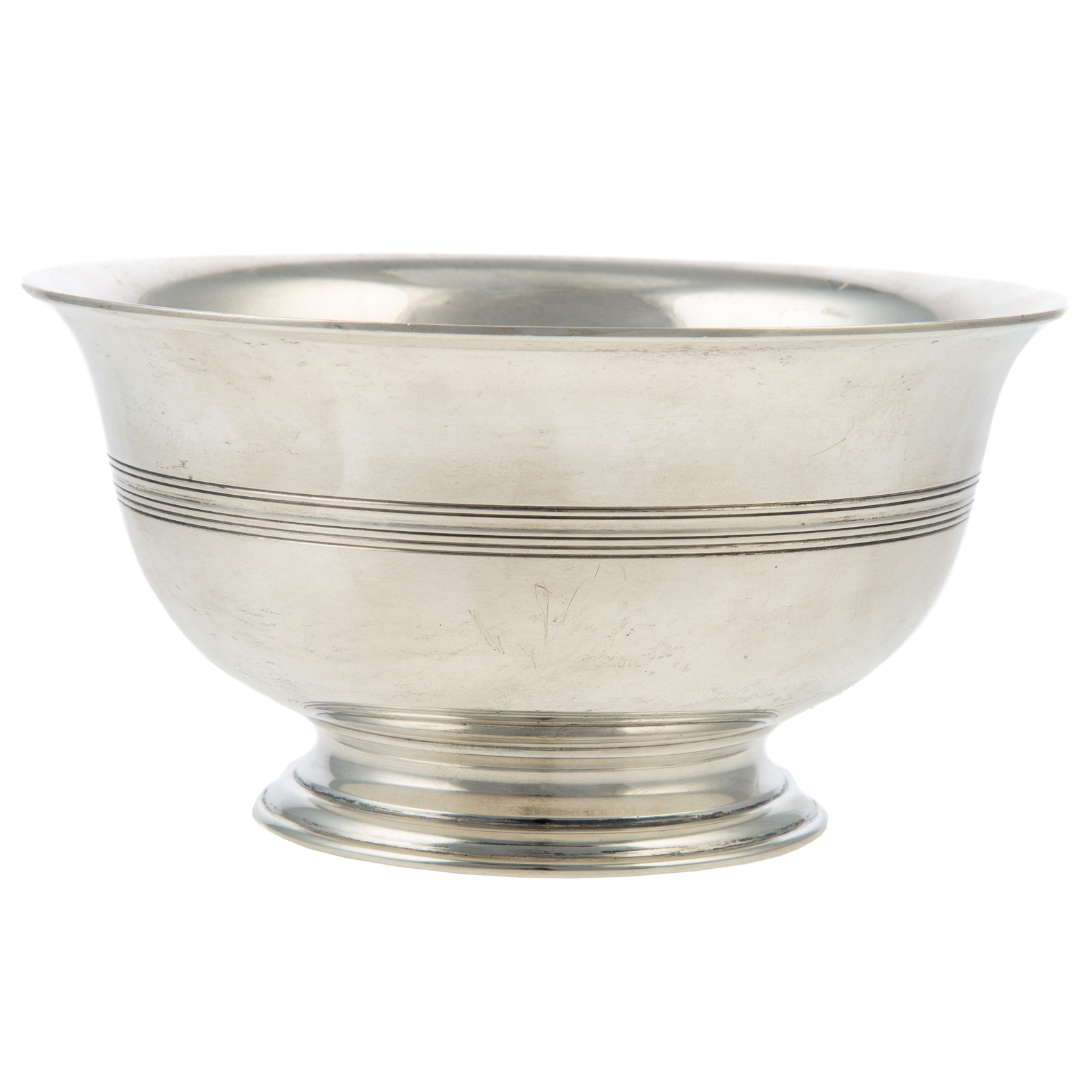 Appraisal: TIFFANY CO STERLING REVERE-STYLE BOWL - date mark pattern with