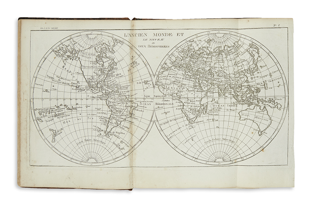 Appraisal: RAYNAL GUILLAUME THOMAS Atlas volume only from Histoire philosophique et