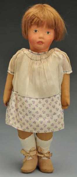 Appraisal: Kamkins Cloth Child Doll Description All cloth with molded and