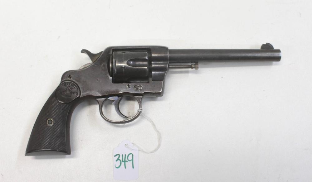 Appraisal: COLT MODEL DOUBLE ACTION REVOLVER caliber barrel blued finish hard