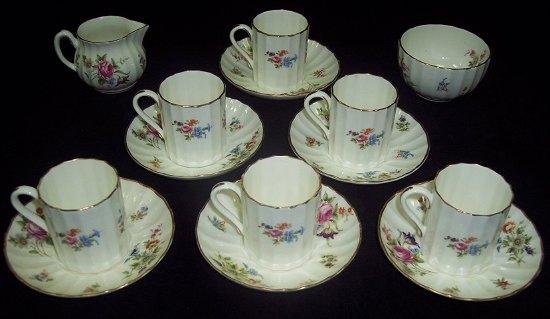 Appraisal: A Royal Worcester Roanoke coffee service of fourteen pieces