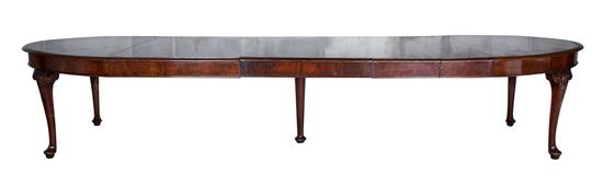 Appraisal: Sale Lot A George III Mahogany Dining Table having D