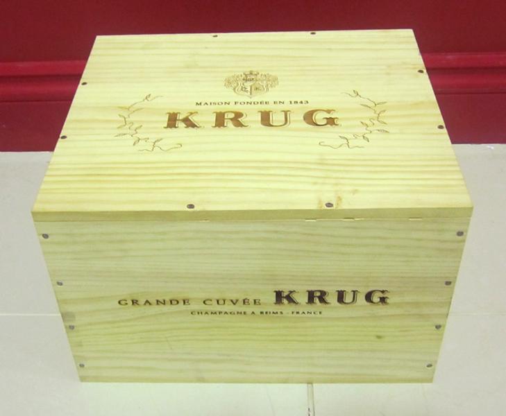 Appraisal: A BOTTLE OF KRUG GRAND CUVEE CHAMPAGNE A RHEIMS FRANCE