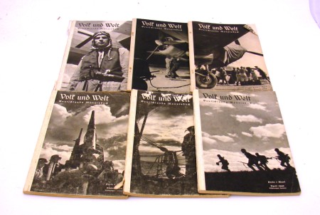 Appraisal: Lot consists of copies of German WWII periodical Volk und