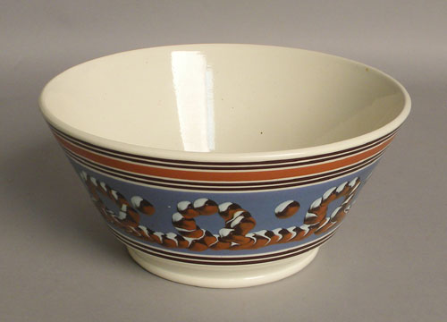 Appraisal: Reproduction mocha bowl by Carpantier h dia