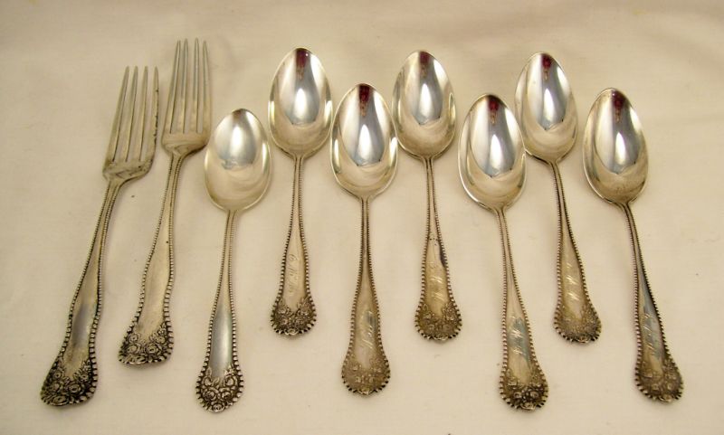 Appraisal: pcs Gorham Lancaster Sterling Includes - teaspoons and - dinner