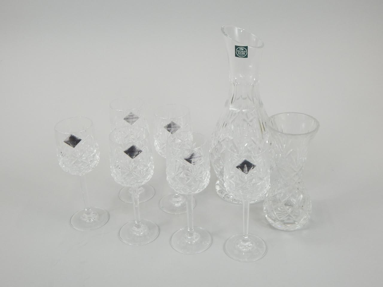 Appraisal: A quantity of cut glass etc to include a Thomas