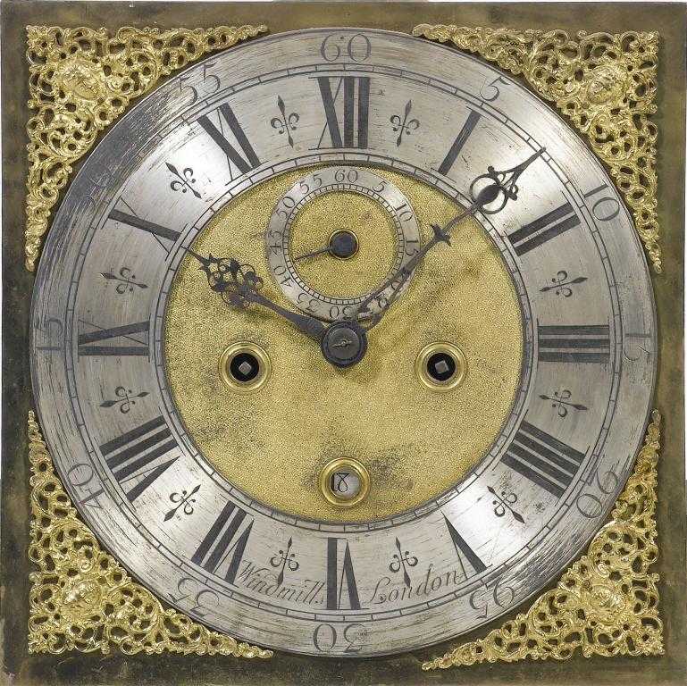 Appraisal: A LONGCASE CLOCK MOVEMENT AND DIAL BY JOSEPH OR THOMAS