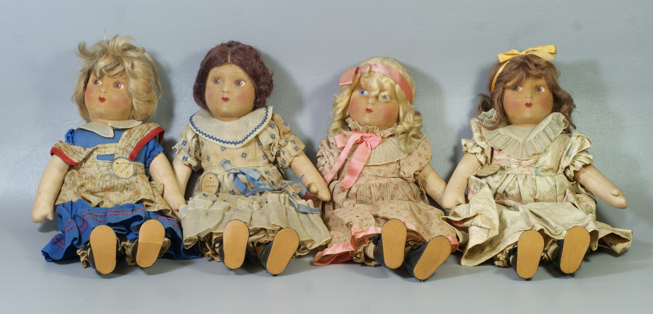 Appraisal: Cloth Little Women dolls by Madame Alexander with original costumes