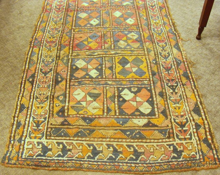 Appraisal: South Caucasian Long Rug th century ft in x ft